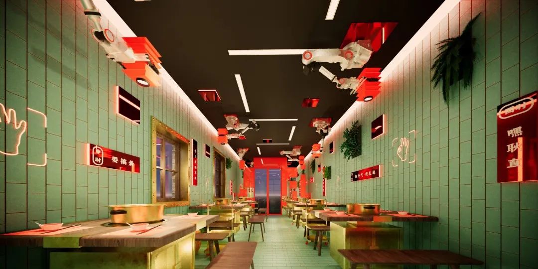 "受气"江湖,重庆硬核餐厅设计解读-15