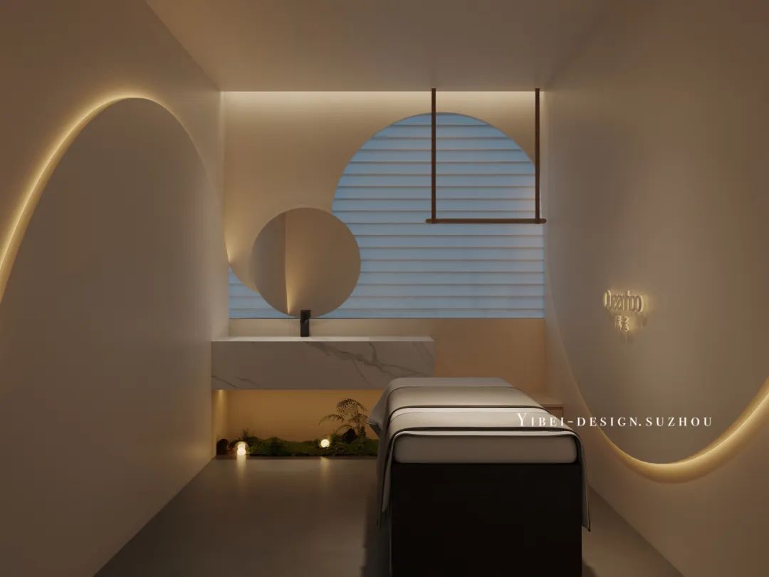 侘寂美学重塑美肤体验丨商业空间设计丨YIBEI DESIGN SUZHOU-15