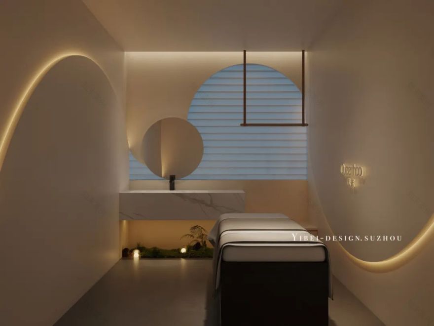 侘寂美学重塑美肤体验丨商业空间设计丨YIBEI DESIGN SUZHOU-15