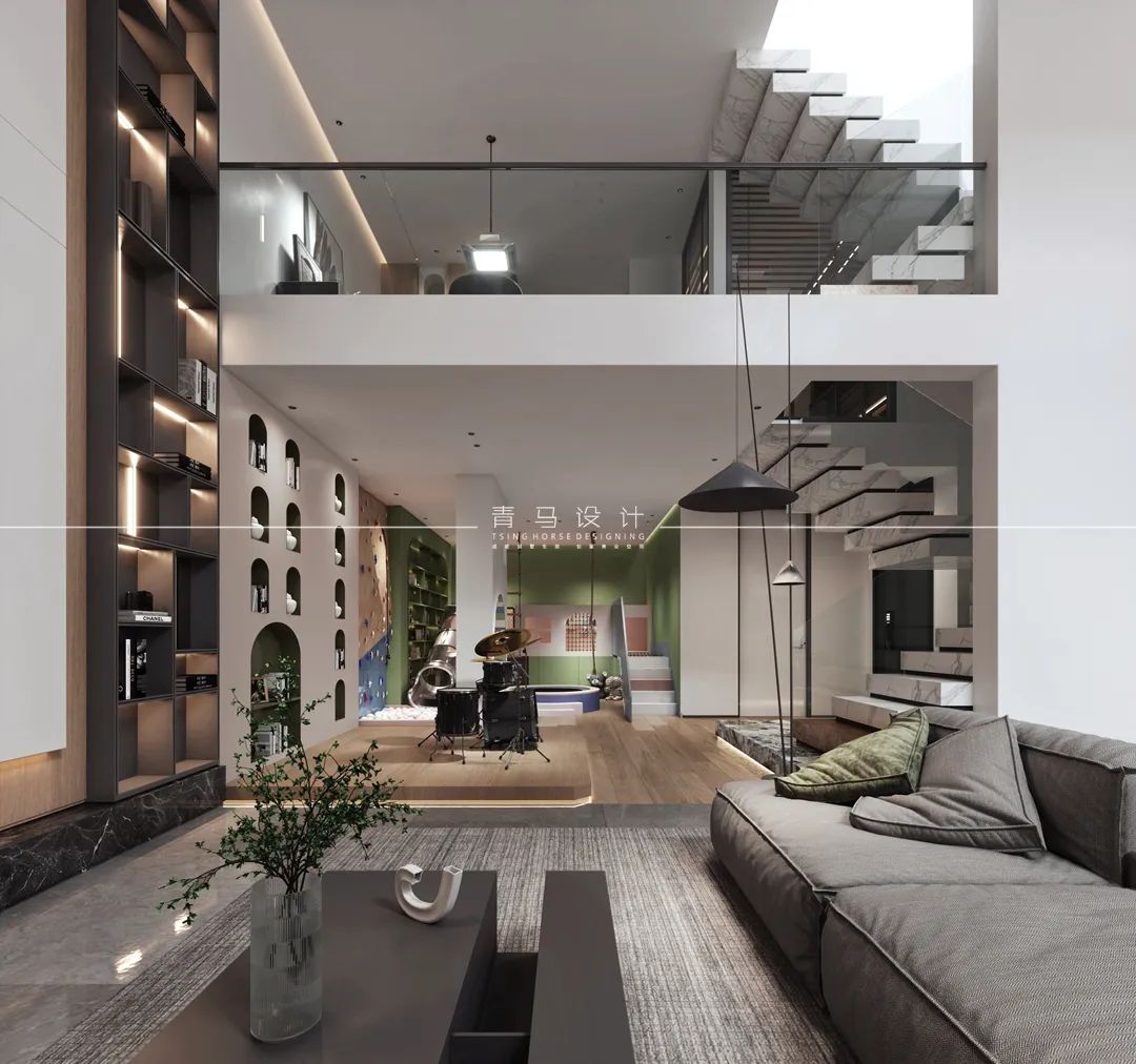 北欧生活,龙湖天钜下叠别墅的诗意家园丨中国西安丨青马别墅设计-22