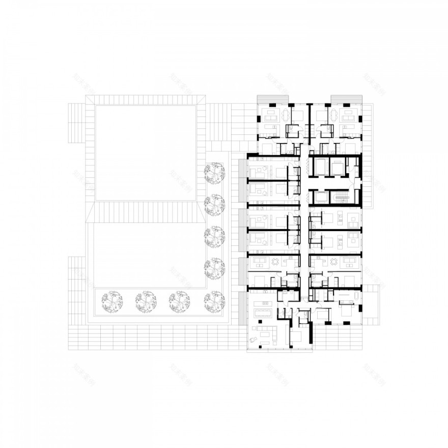 米尔顿庭院,苍鹭大厦(注:The Heron直译为苍鹭,这里结合一般建筑命名习惯处理为苍鹭大厦,若有更合适的背景信息可进一步精准翻译) 丨英国伦敦丨David Walker Architects,RHWL等-46