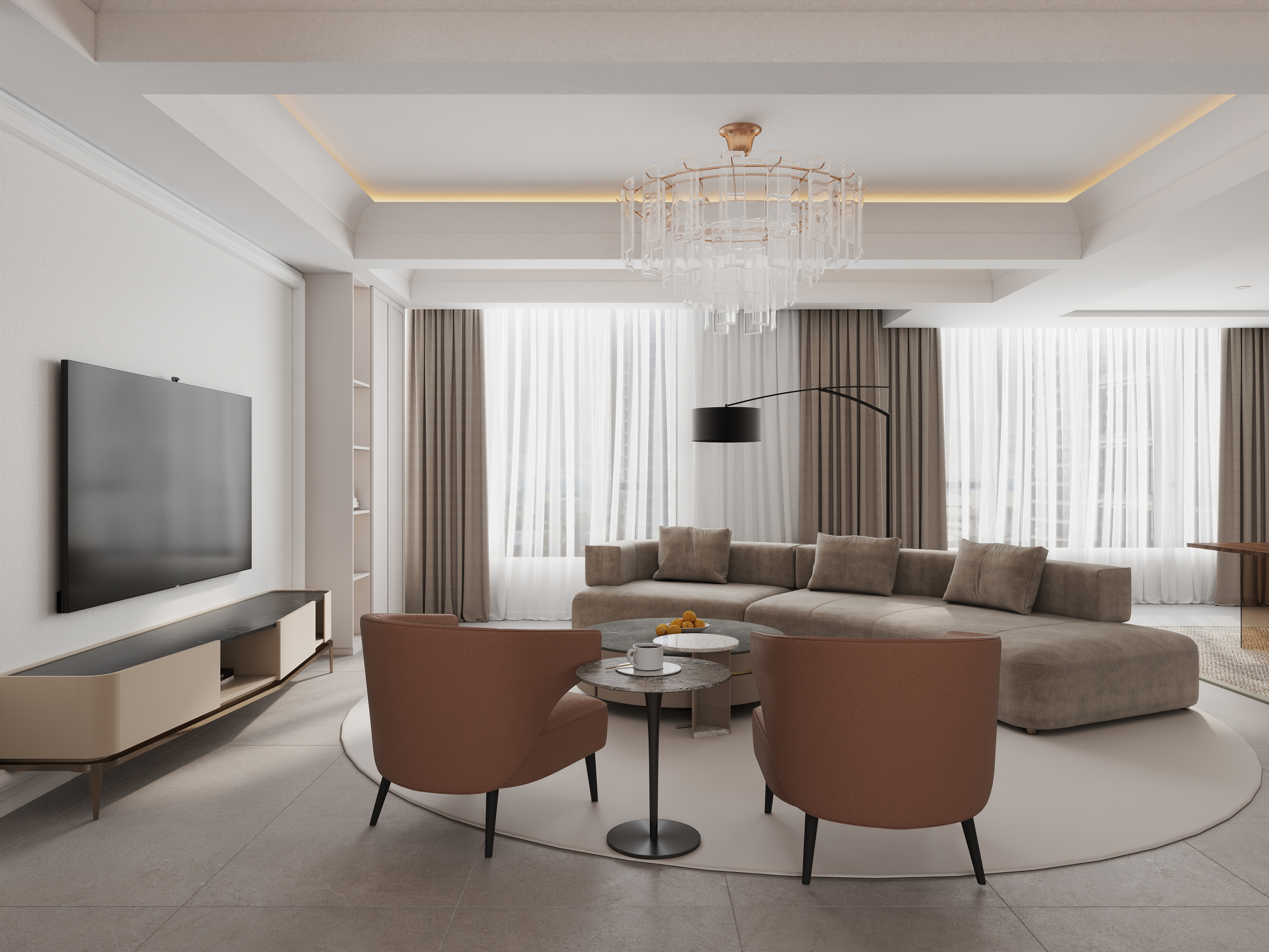 豪苑翡翠城家装效果图-11