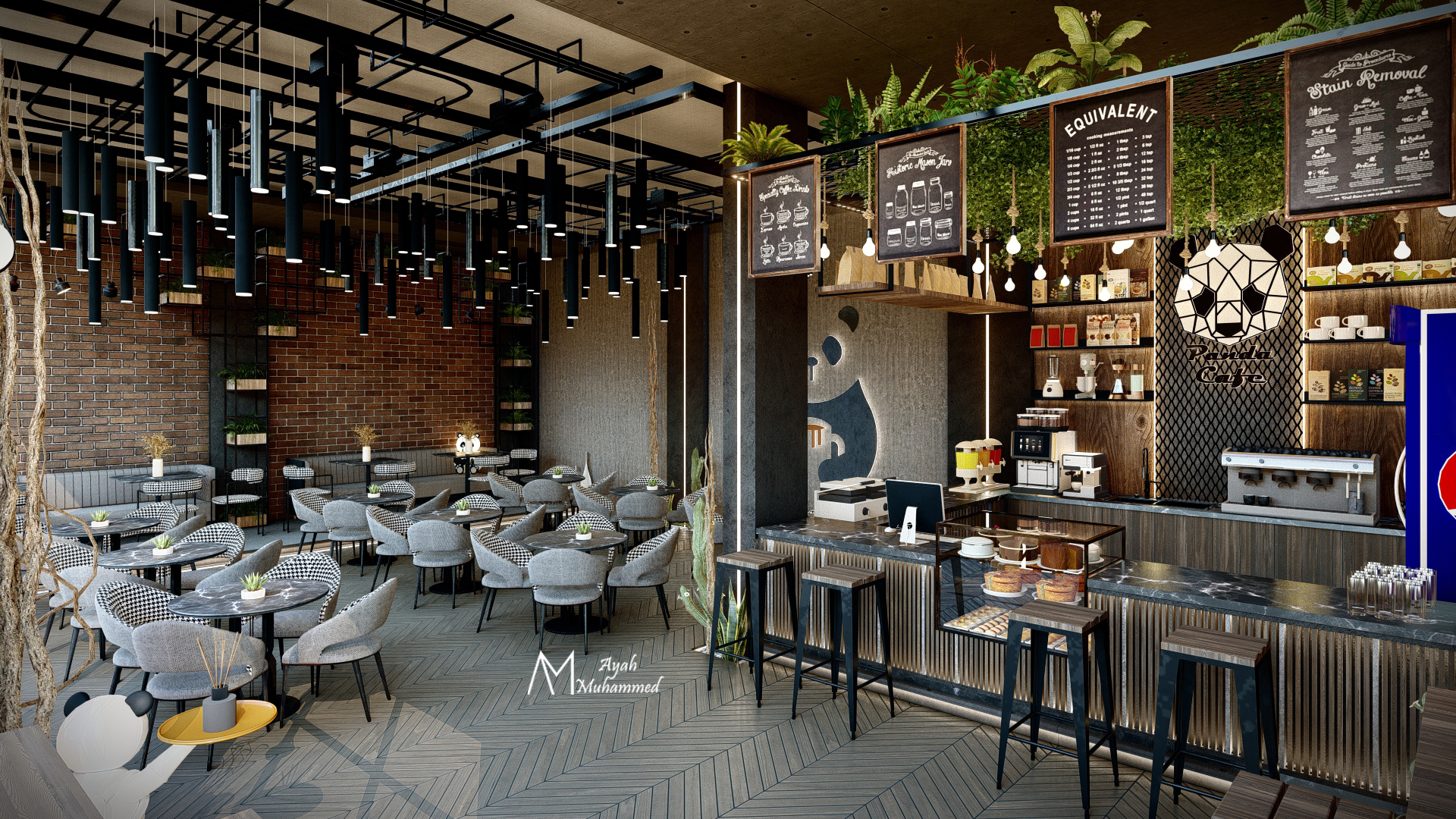 Panda Café 室内设计-7