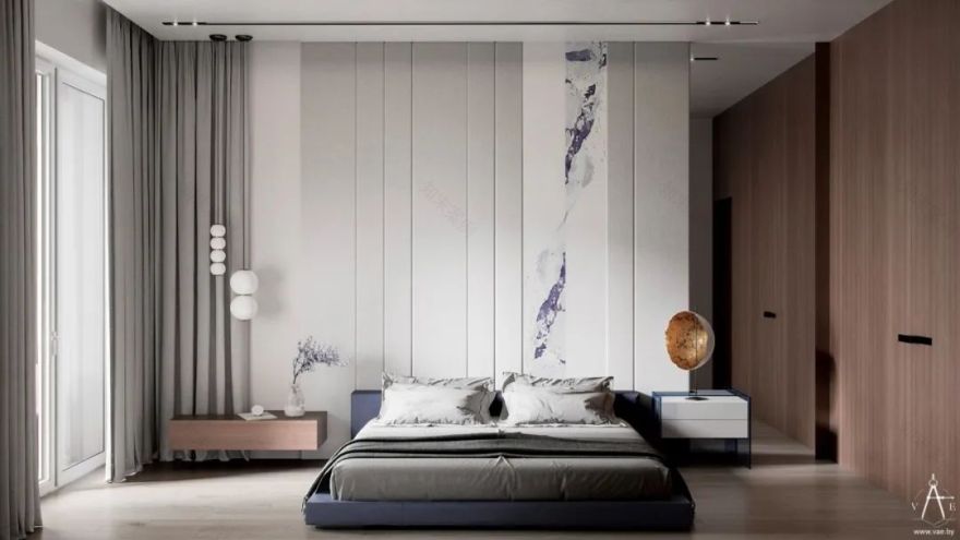 明斯克 LCD“Mayak”90㎡现代雅居,绿色木色添温馨-73