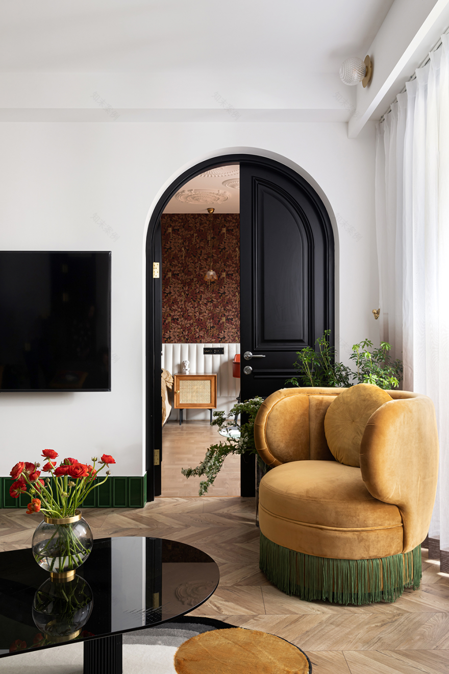 南洋复古风,151㎡家居空间的诗意探索-46