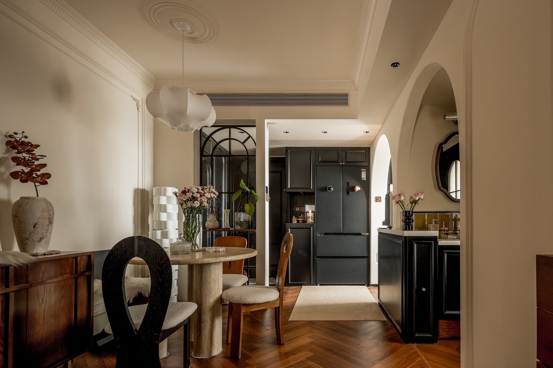 60㎡小户型轻法复古风住宅设计丨中国深圳-76