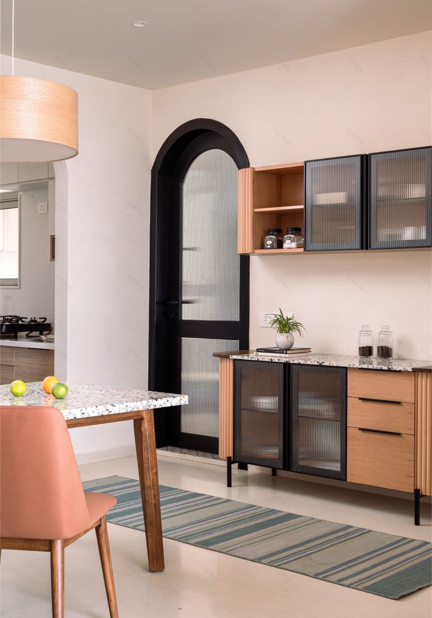 900 平方英尺班加罗尔居家办公改造住宅丨印度班加罗尔丨5FT. Apart 的 Taarini Jouhari-18