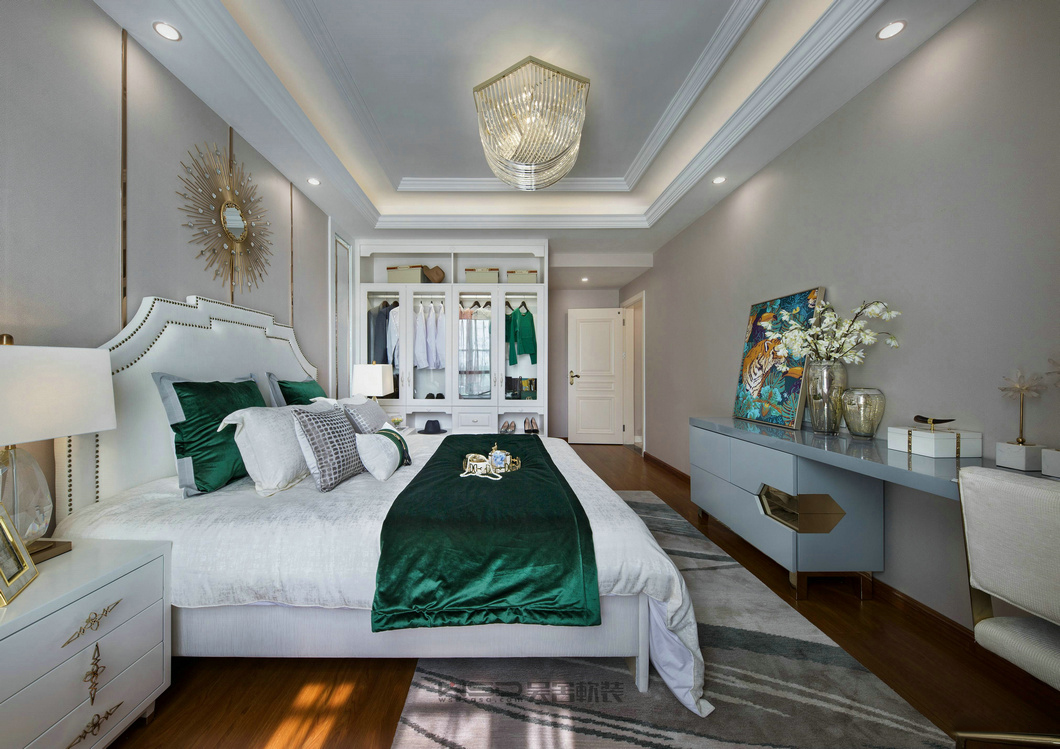 WSD · 吴舍软装  韶关永乐城 · 时尚简欧风样板房-17