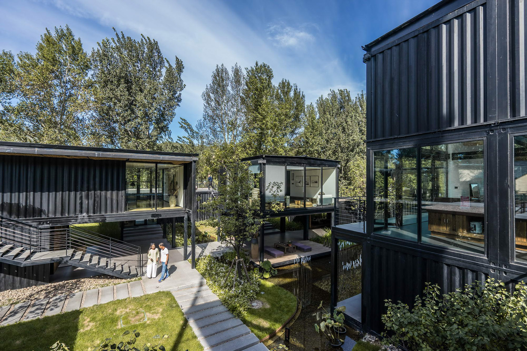 长城脚下饮马川-拾得大地幸福实践区的两栋别致建筑 / IAPA-13