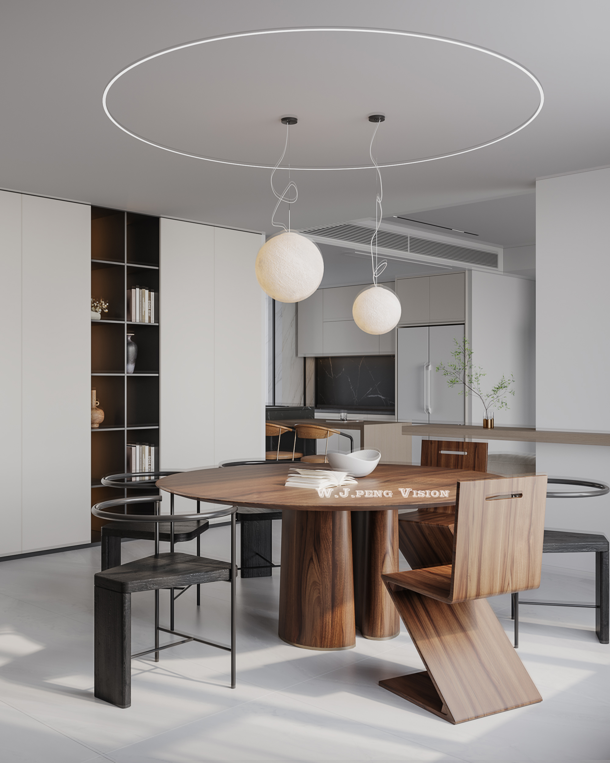 现代极简风室内设计-11