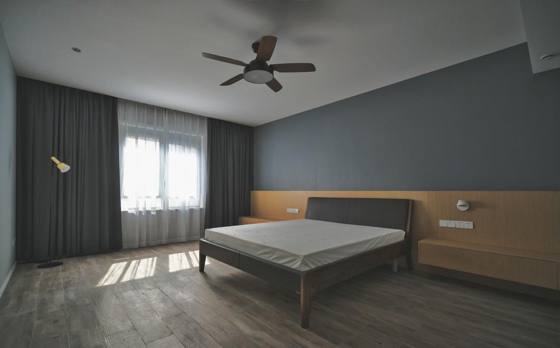 245㎡现代简约大平层,藏蓝美式卫浴柜成焦点-34