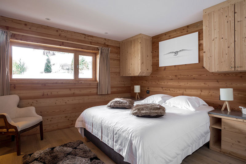 法式阿尔卑斯山现代红 ski Chalet-22