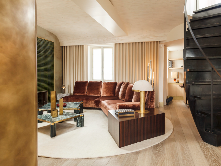 复古公寓设计 | 艺术、设计与材料的有机结合-70
