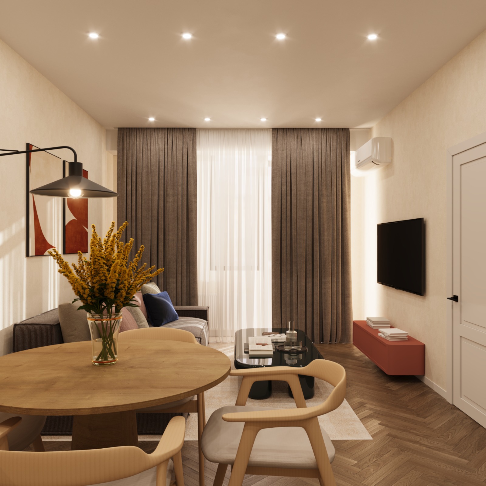 Project 26. 40m2 apartment design, Tbilisi,Georgia-4