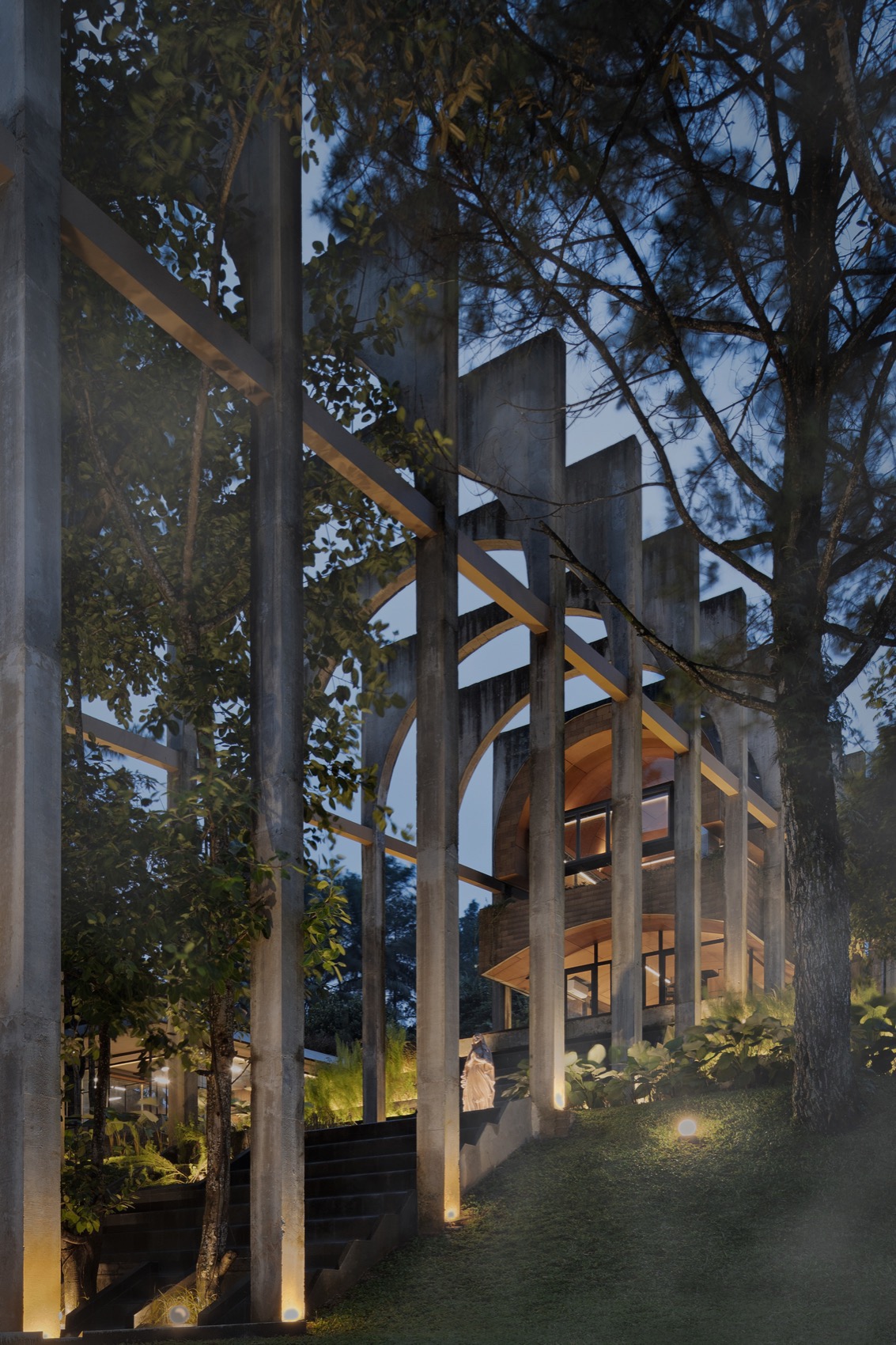 圣殿隧道花园丨印度丨RAD+AR-106