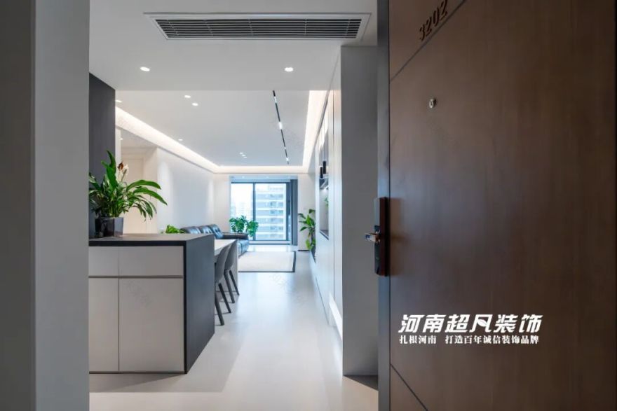 完工首发丨金水区美盛教育港湾,110平黑白灰极简风,色彩纯粹层次丰富-46