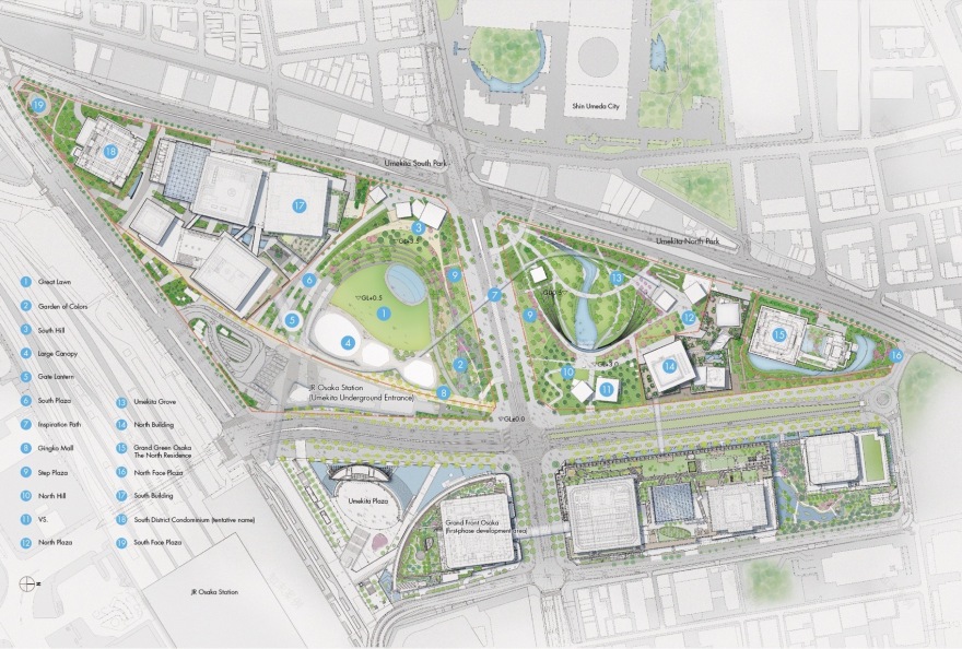 GRAND GREEN大阪丨日本大阪丨日建设计,三菱地所设计,GGN等-7