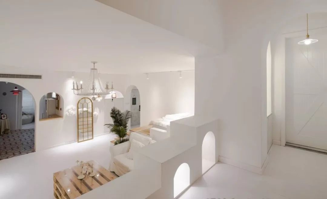 120㎡民宿风混搭家居，纯白打造浪漫不造作体验-16