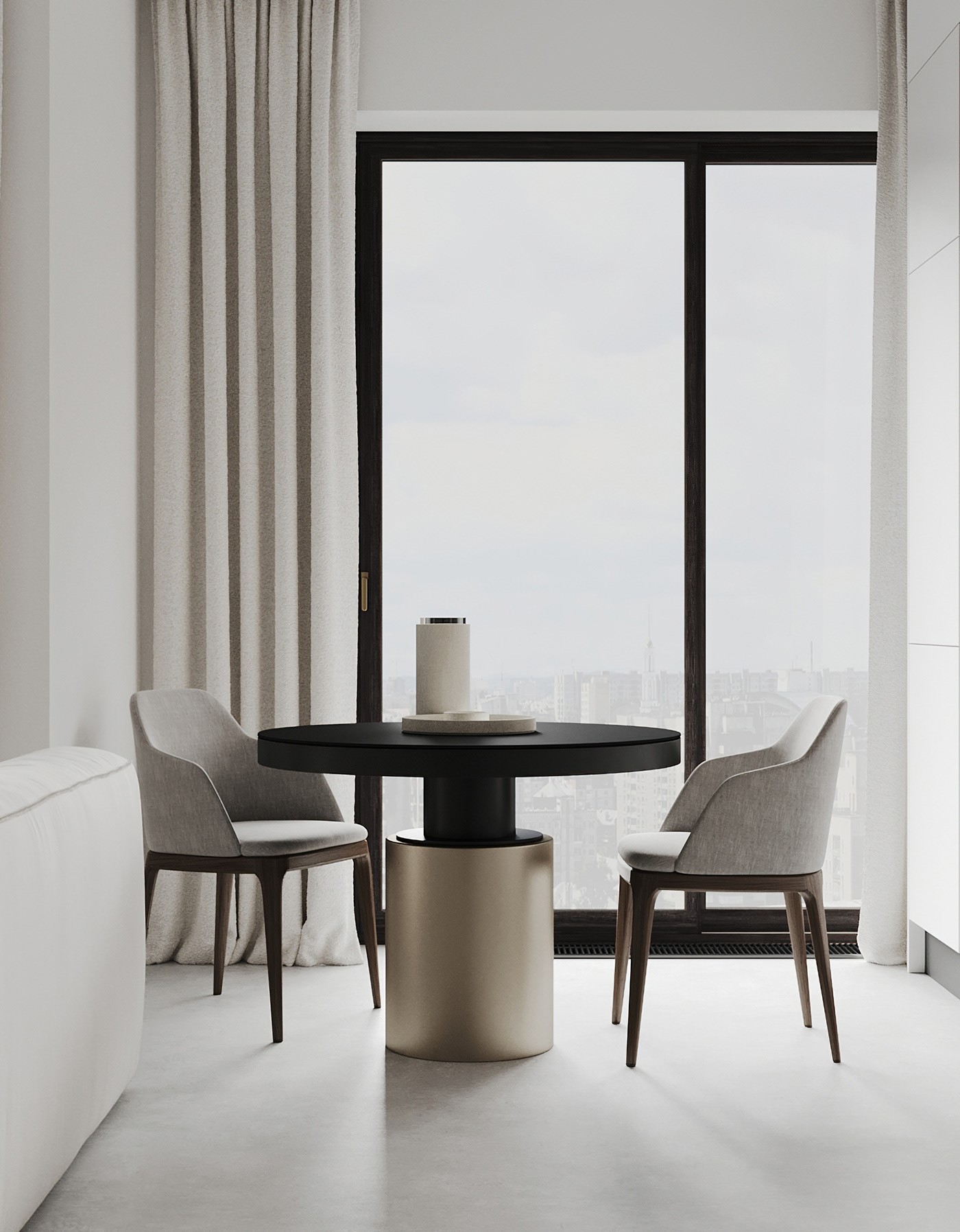 复式简约，白色调空间设计！-2