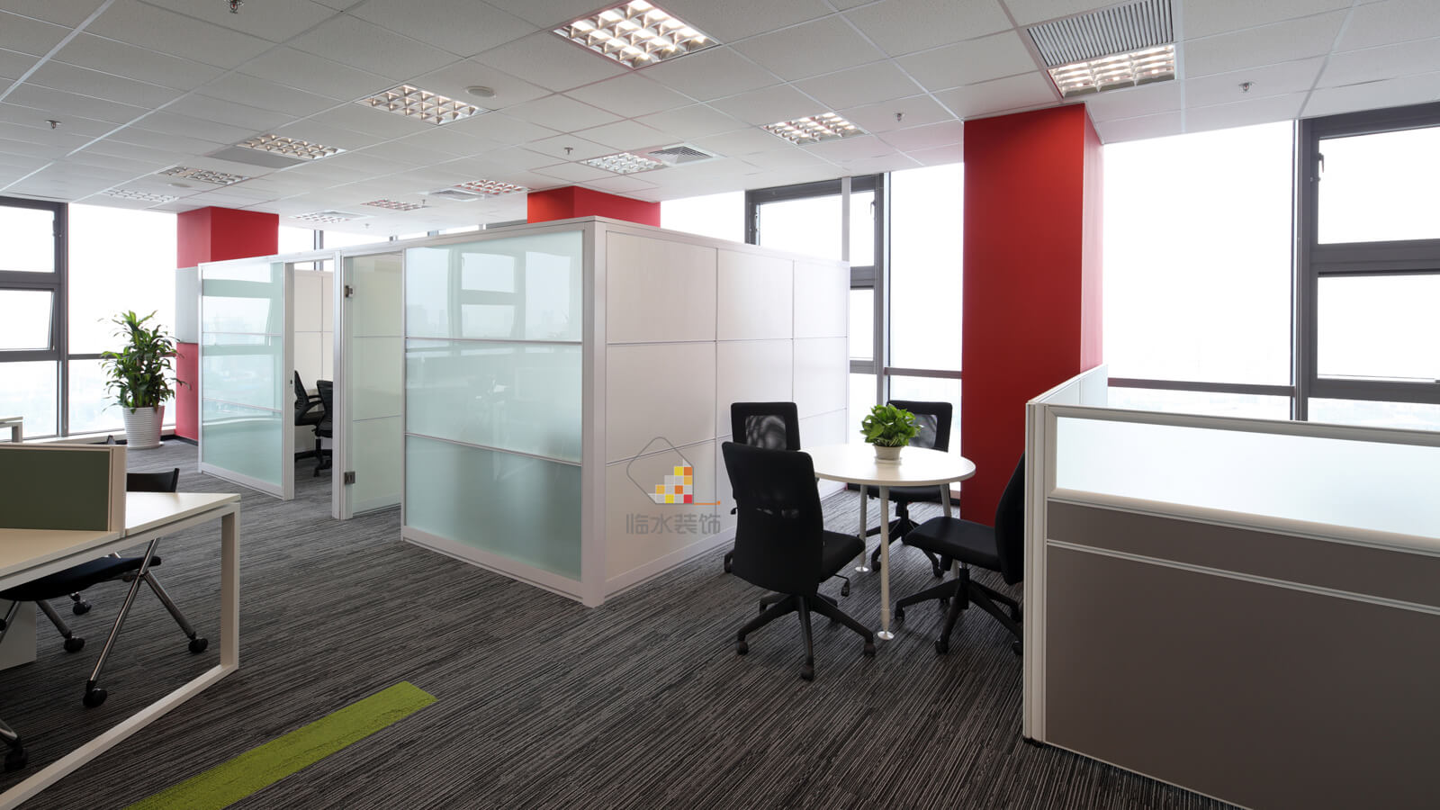 大都市中的企业归属感 - 友邦保险开放式办公空间-14