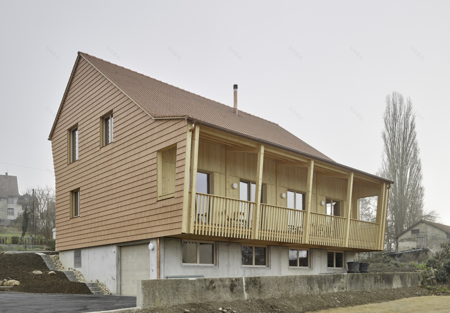 Schärrer House 自然材料打造的瑞士乡村家园-8
