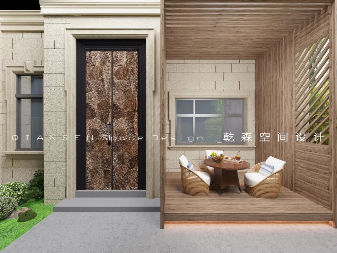 意式轻奢三江别墅丨乾森空间设计-59