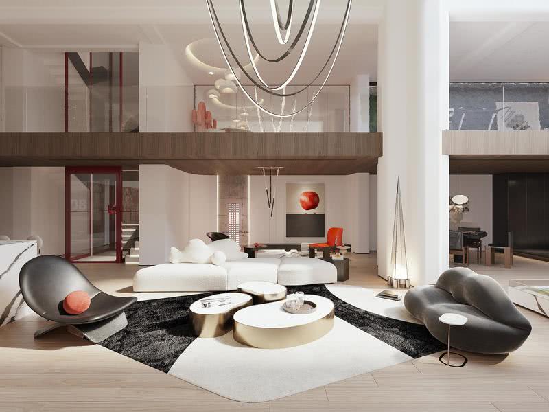 现代艺术风别墅设计·沈阳大河宸章｜深圳三石SZSD-5