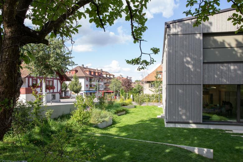 Weber + Brönnimann Landschaftsarchitekten AG丨Wabern Dorf- und Schulraumerweiterung丨瑞士-18