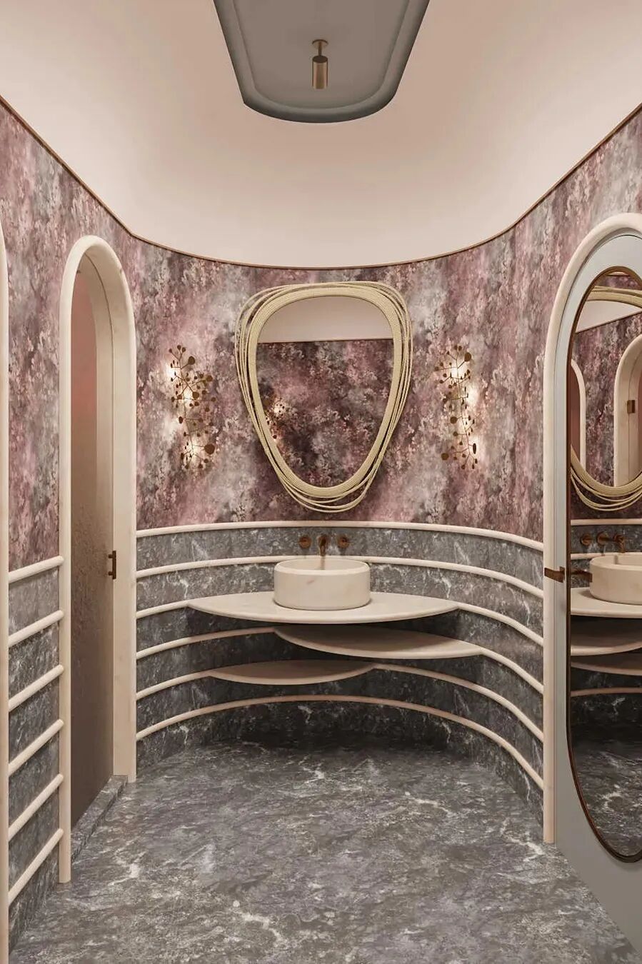 香港全新超级豪宅「天御 THE LEGACY」法式餐厅丨中国香港丨法国设计师Jean  Louis Deniot-17