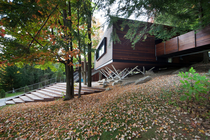 魁北克森林温泉静修所丨加拿大魁北克丨蒙特利尔的 blouin Tardif 建筑与环境事务所-19