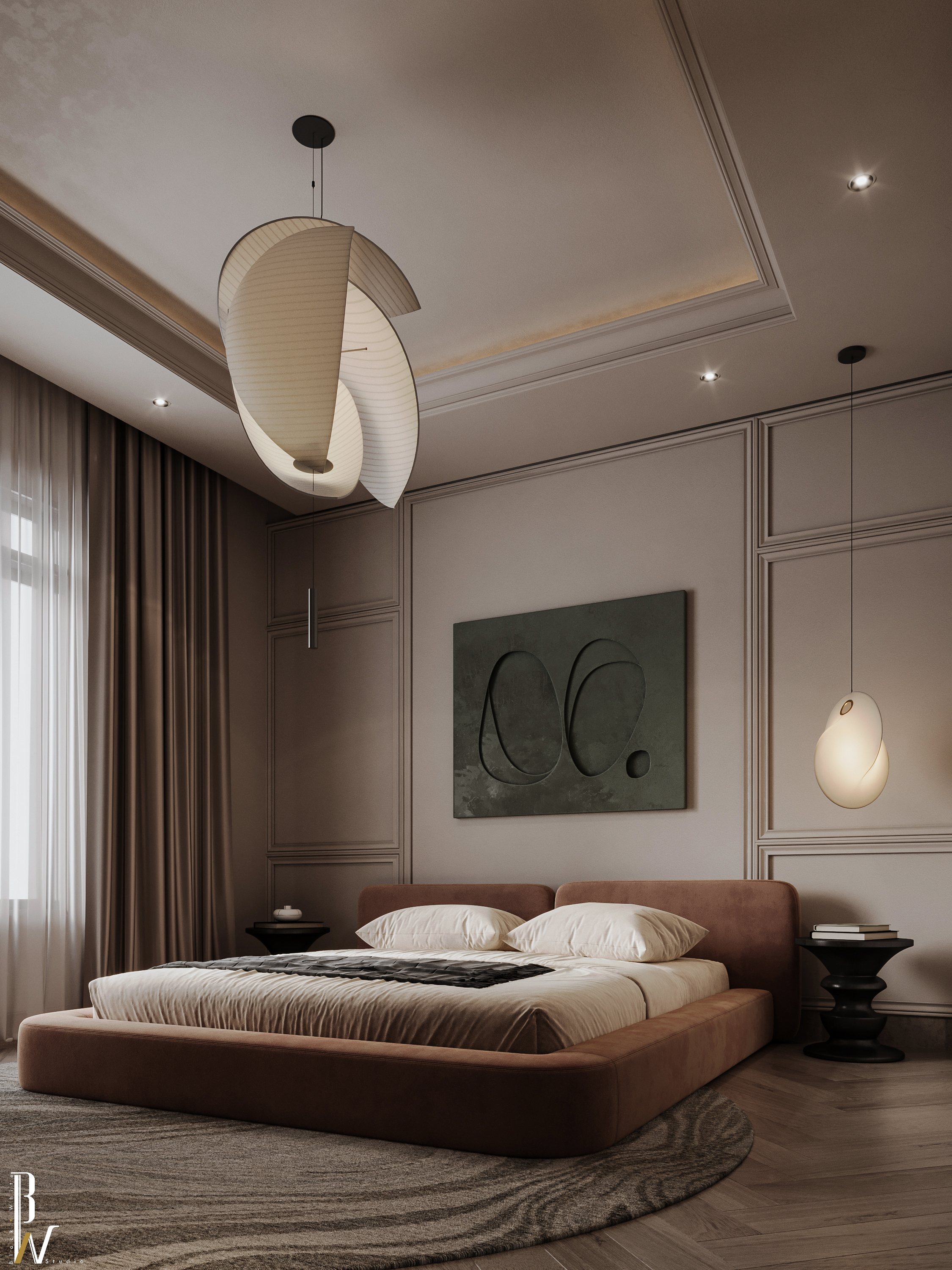 卧室设计丨Black N White-22