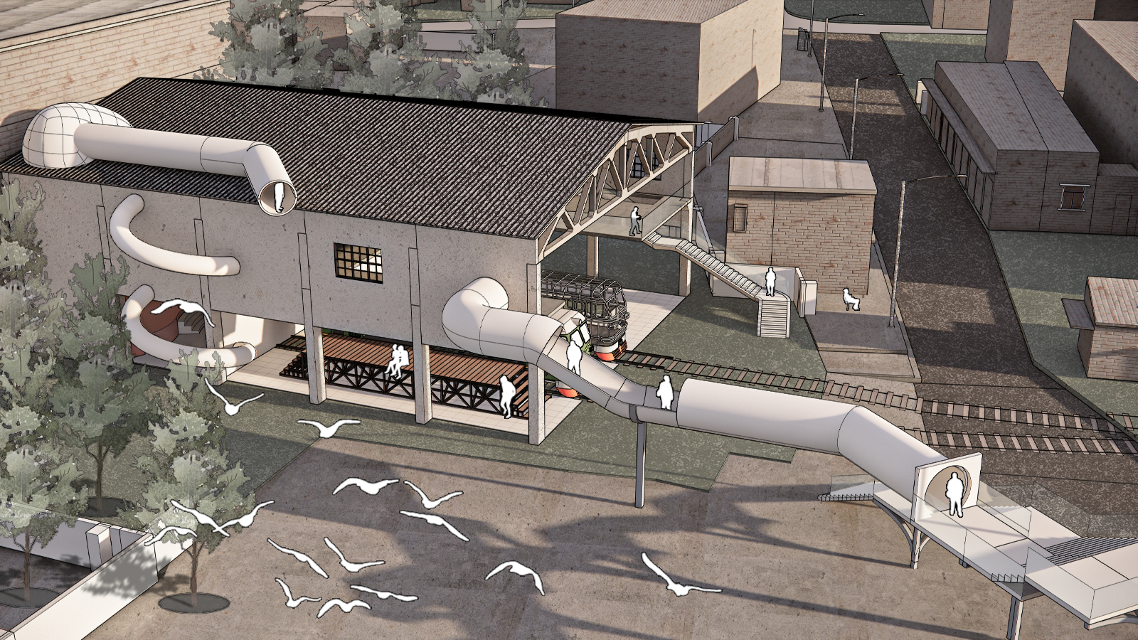 碎片化空间活力与价值重塑丨湖南师范大学美术学院-29