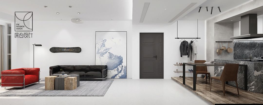 深白空间|| 五口之家静谧玉楼设计-46