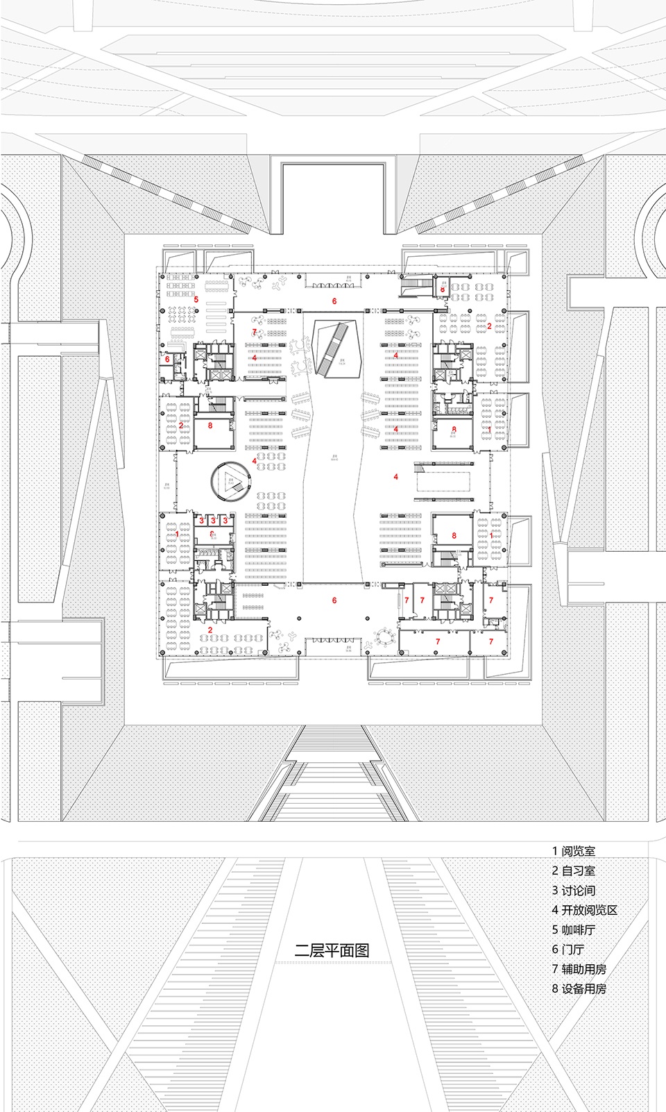 华南理工大学广州国际校区图书馆档案馆丨中国广州丨华南理工大学建筑设计研究院有限公司-82
