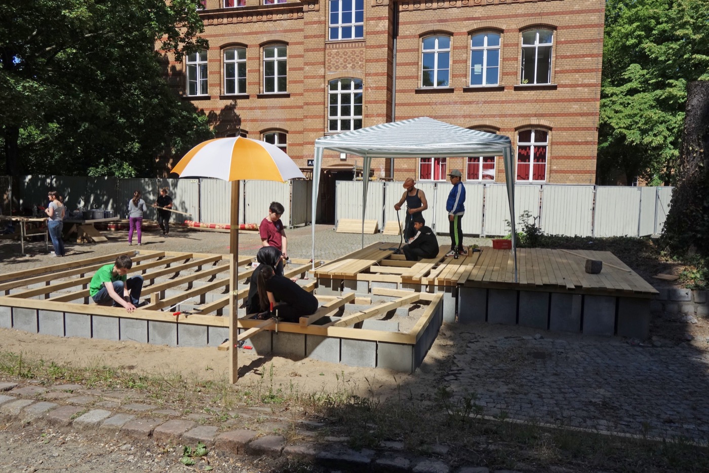 柏林 Herbert Hoover 中学校园舞台设计丨德国柏林丨Gruppe F-4