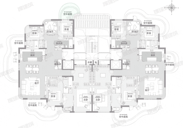 松苑 325 户型自然艺术豪宅丨中国郑州丨深圳太合南方设计-8