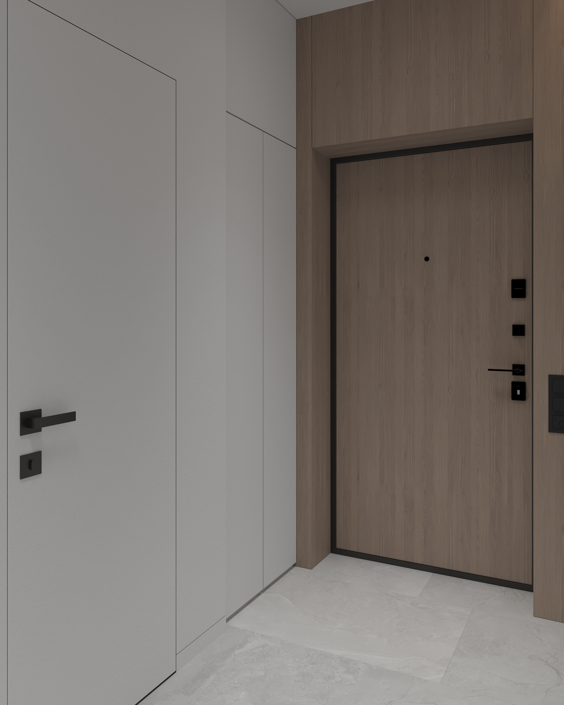 客厅厨房和浴室的可视化设计丨乌克兰丨Inesa Orlenko-6