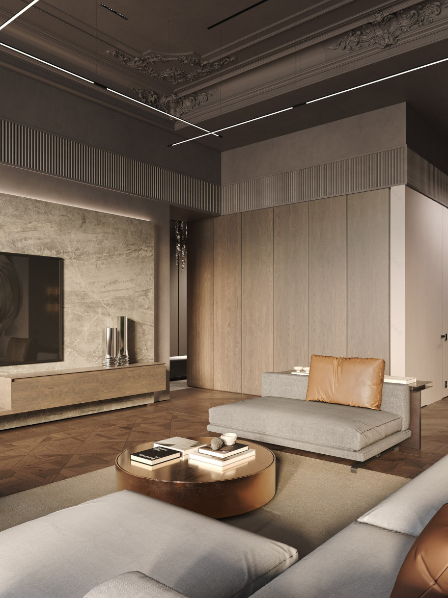 长角公寓丨俄罗斯莫斯科丨Anastasia Struchkova等-4