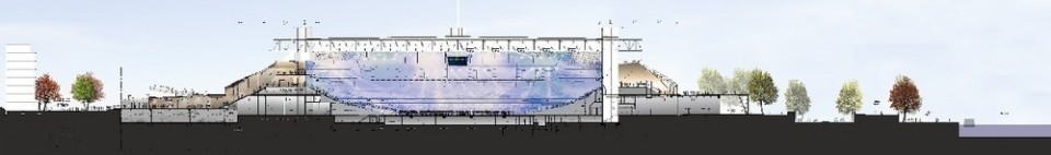 巴黎老牌体育馆翻新-22