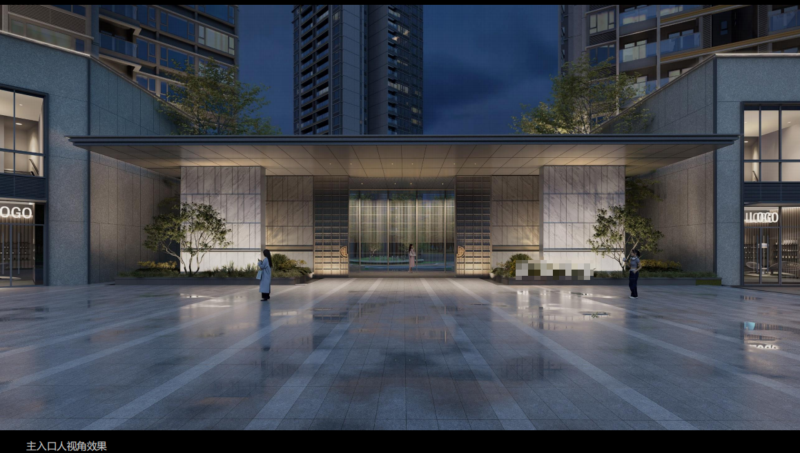 某住宅项目灯光效果图-1