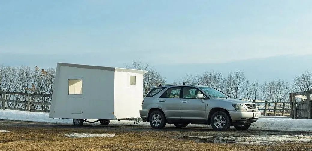 半透明 PTFE 膜房车丨日本丨隈太一,隈研吾建筑都市设计事务所-1