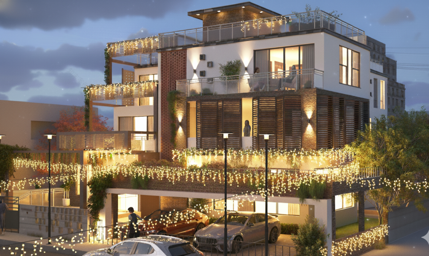 陶土面纱住宅-7