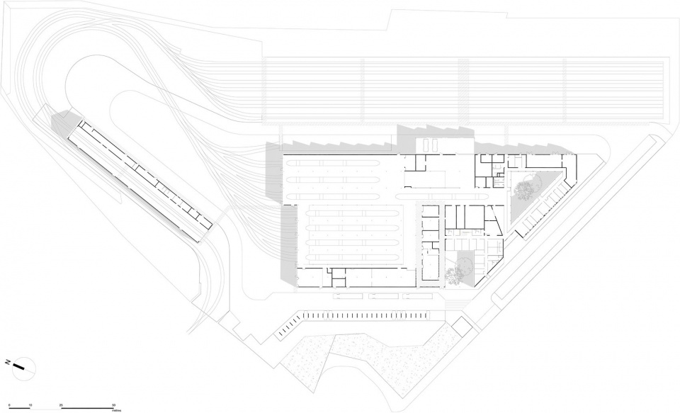 法国T9有轨电车维保中心丨法国巴黎丨Ferrier Marchetti Studio-59