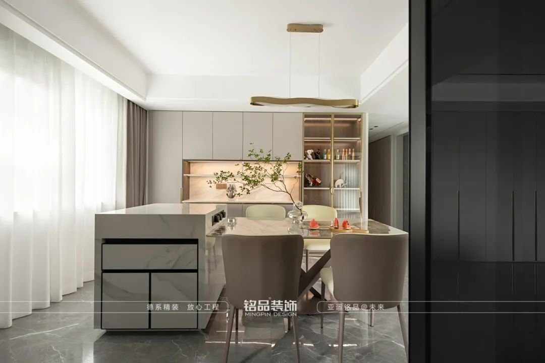 现代轻奢风杭州住宅丨中国杭州丨铭品装饰-42