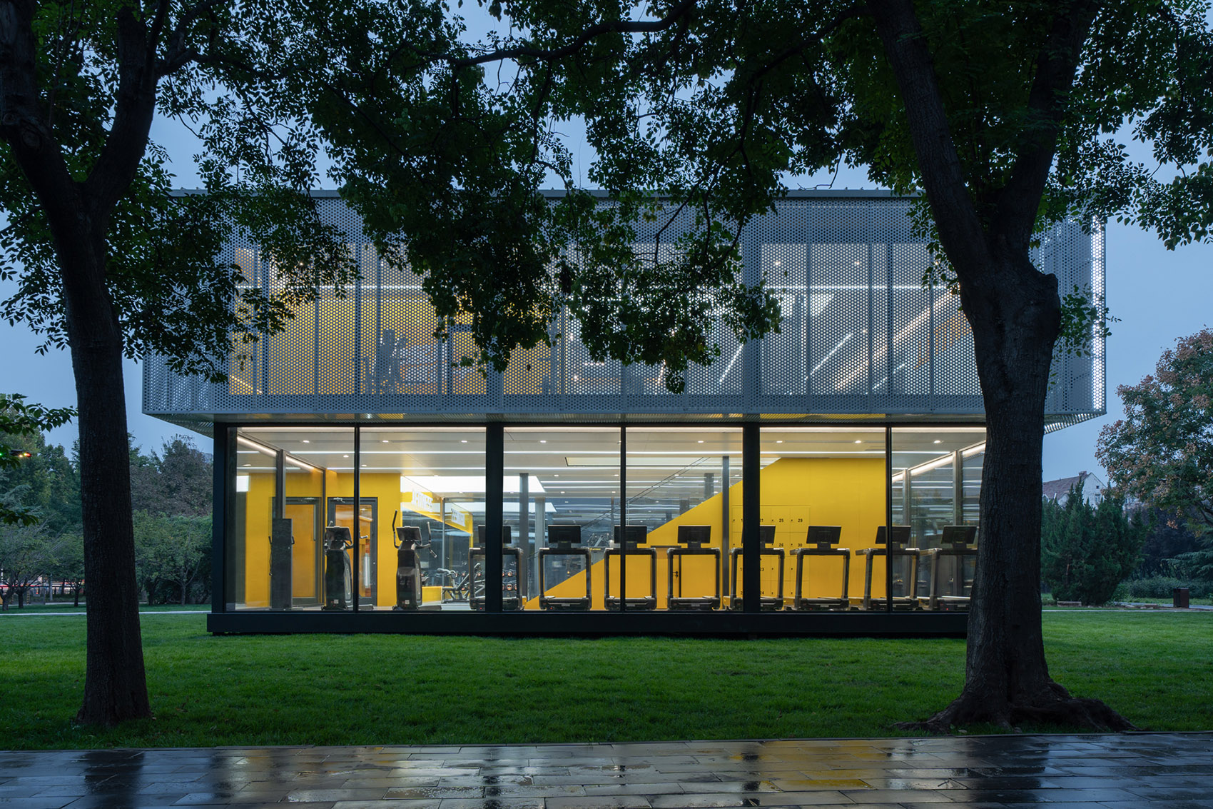 J· Fitness模块化预制智能健身房丨中国河北丨十域建筑-8