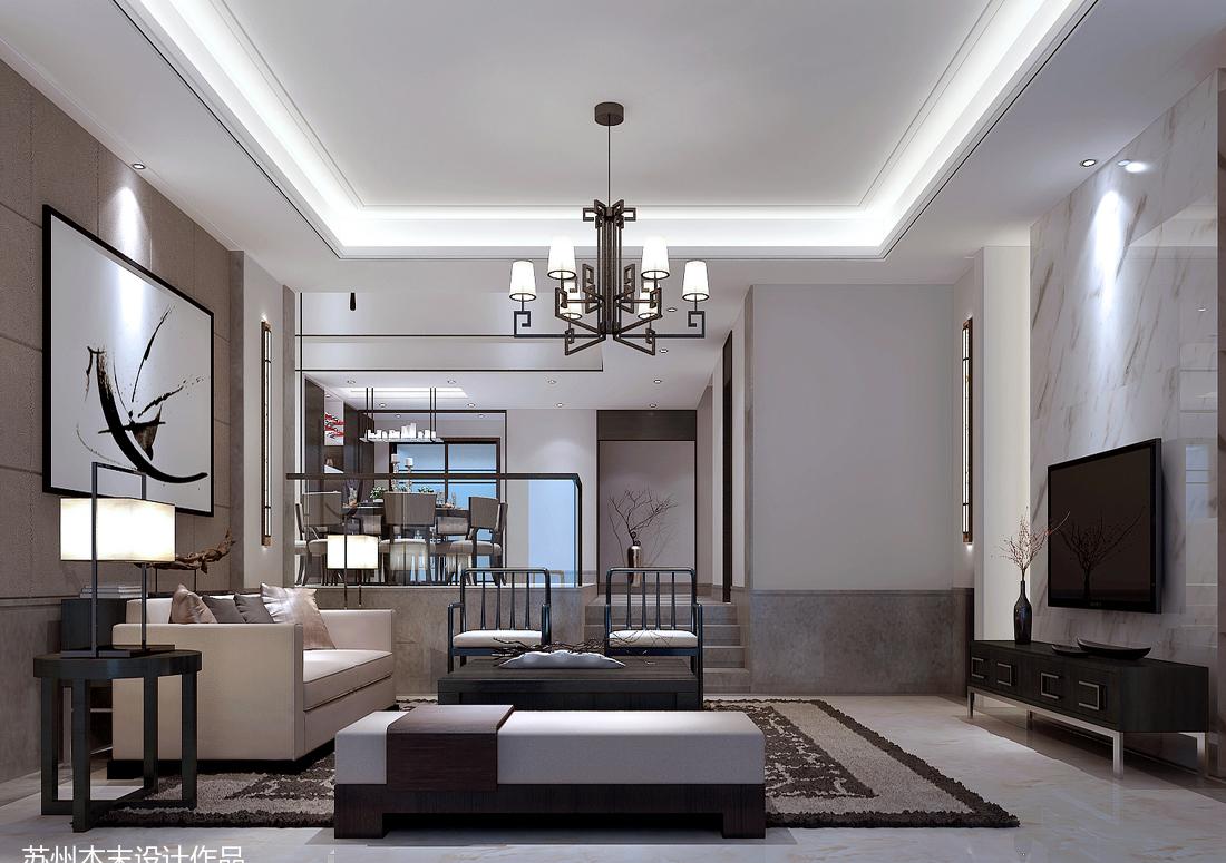 
黄金水岸新中式风格 -4