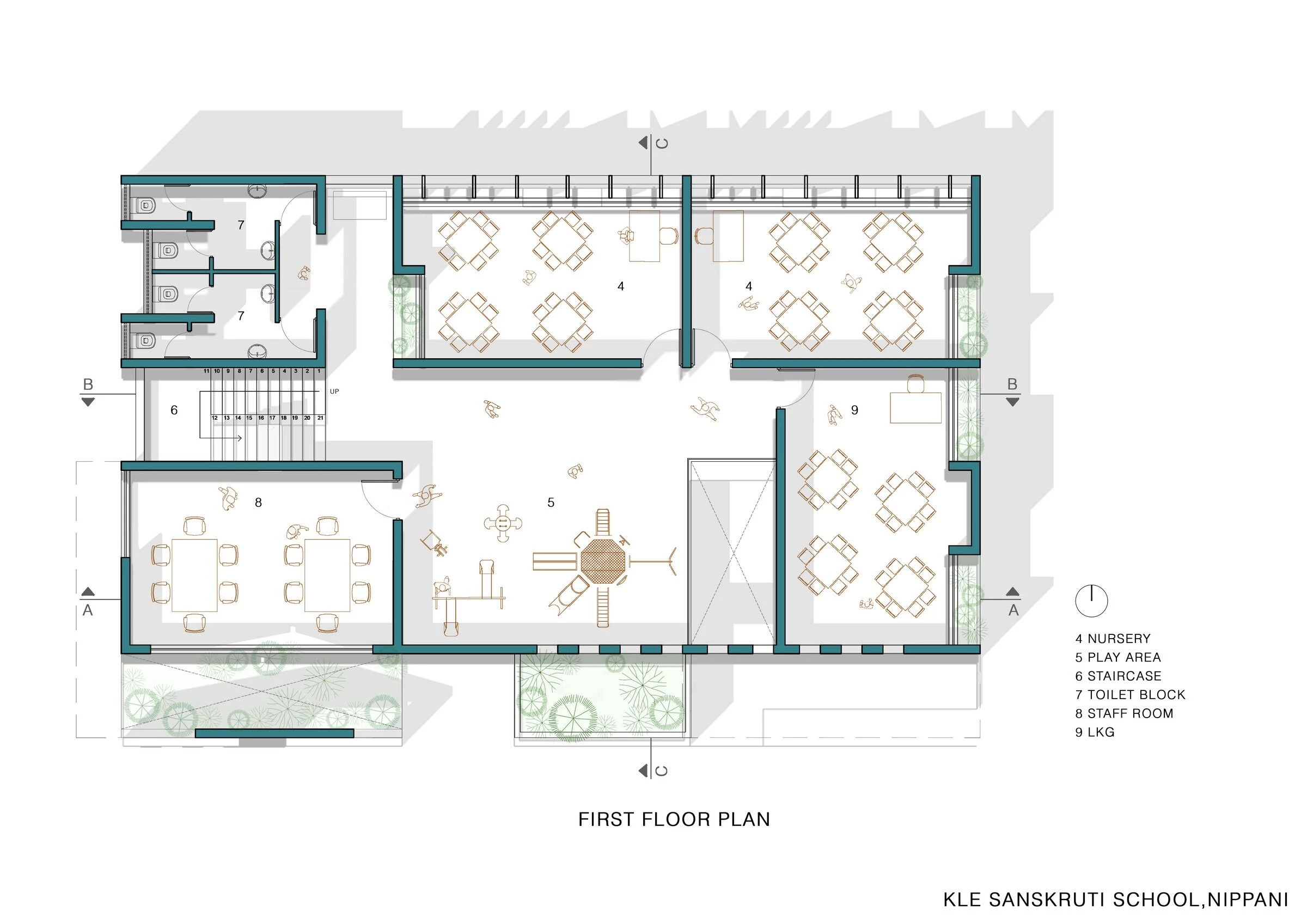 KLE Sanskruti 幼儿园丨印度丨Shreyas Patil Architects-24