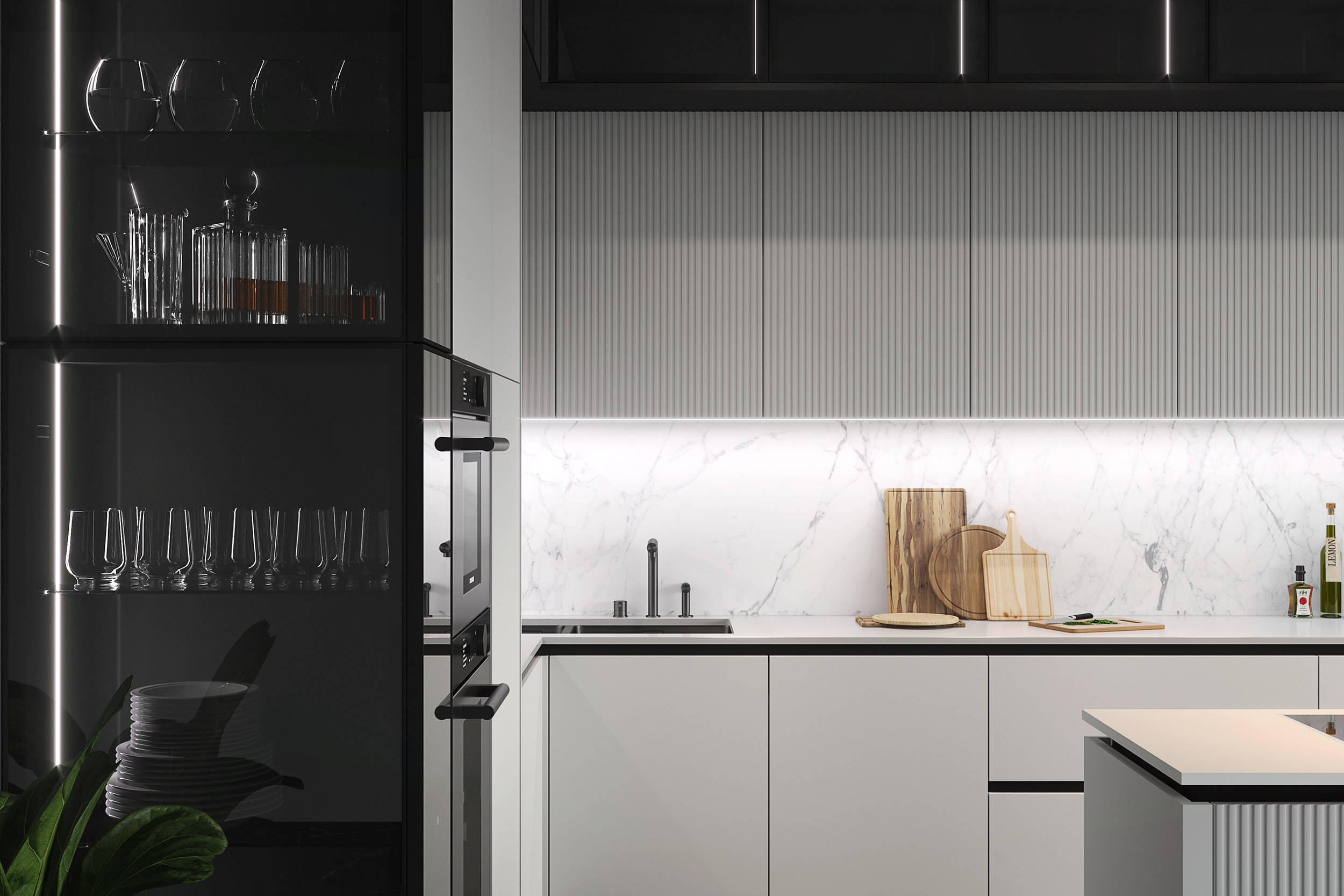 MODO CUBA 厨房模型可视化丨GeosIdeal 工厂-5