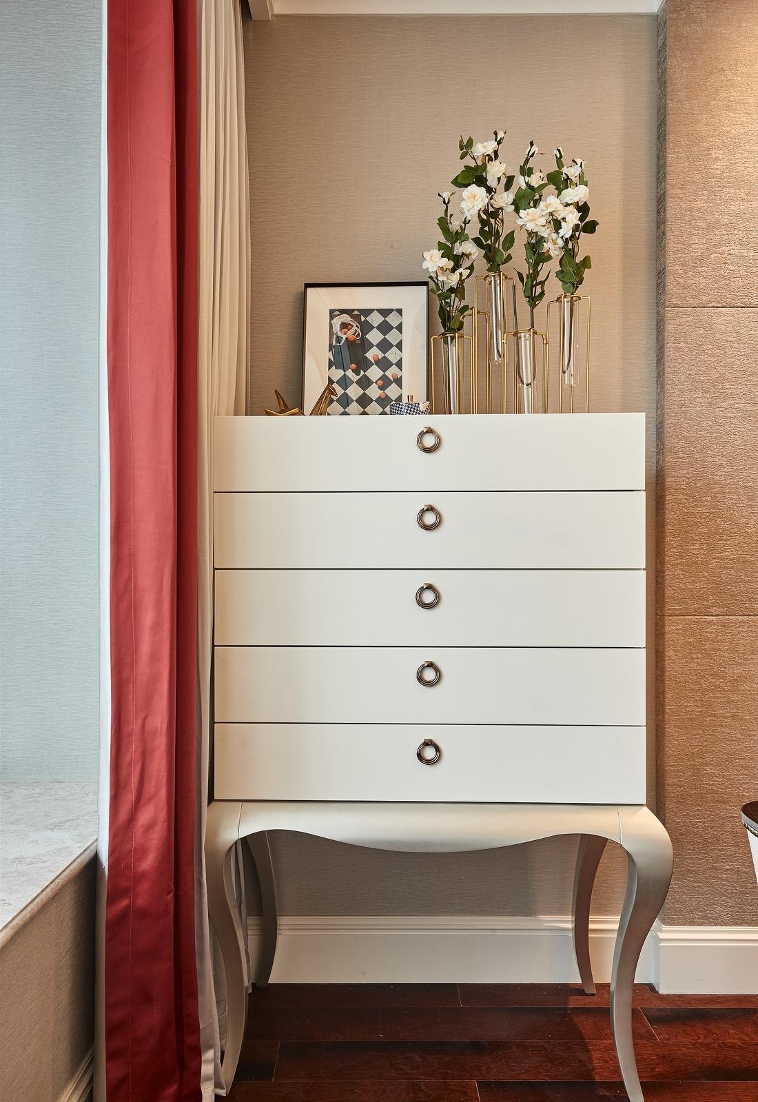 轻奢法式学区房设计-17