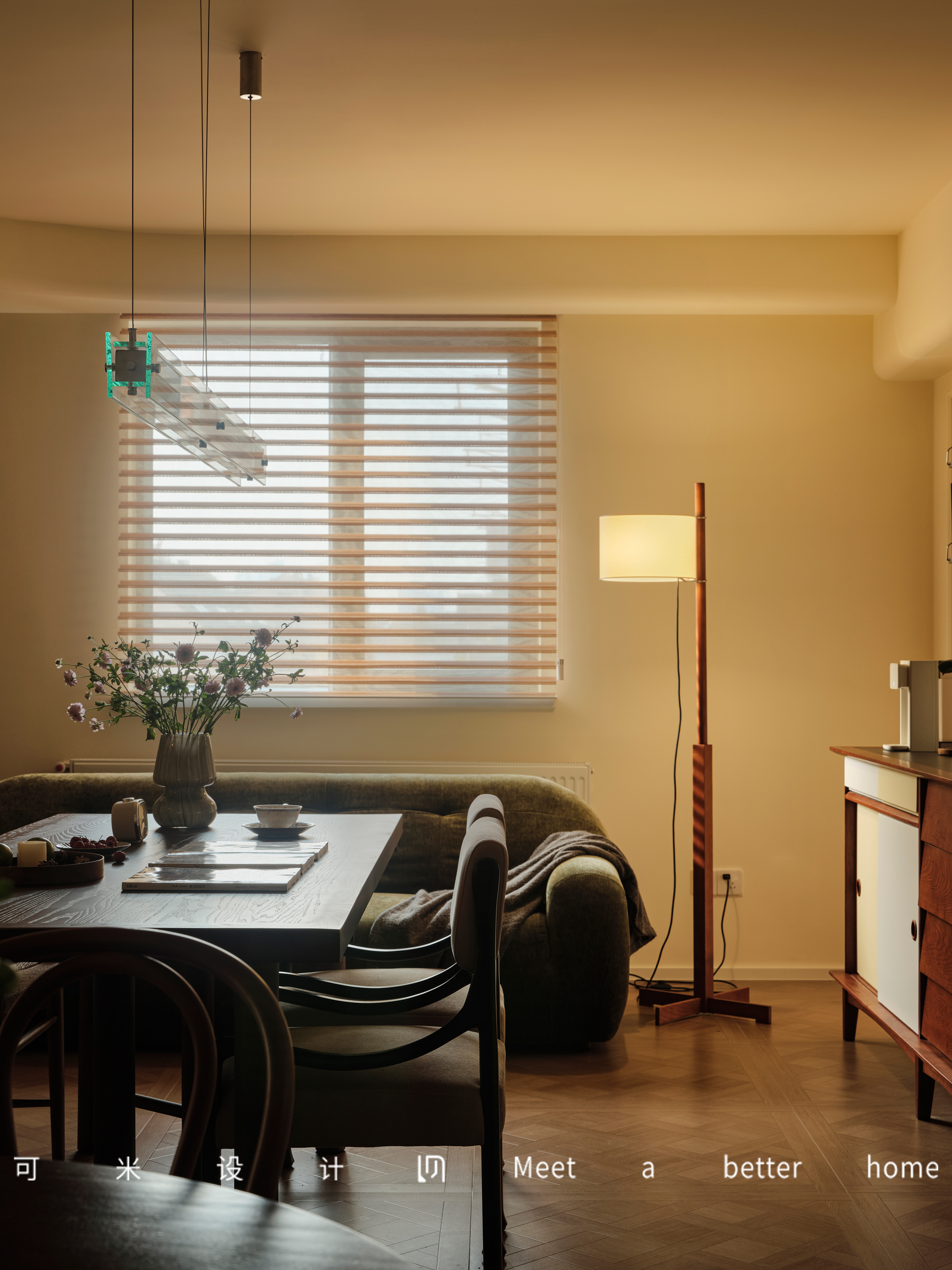 温柔色调中的成长天地，复古与实用共融的慢调空间-14